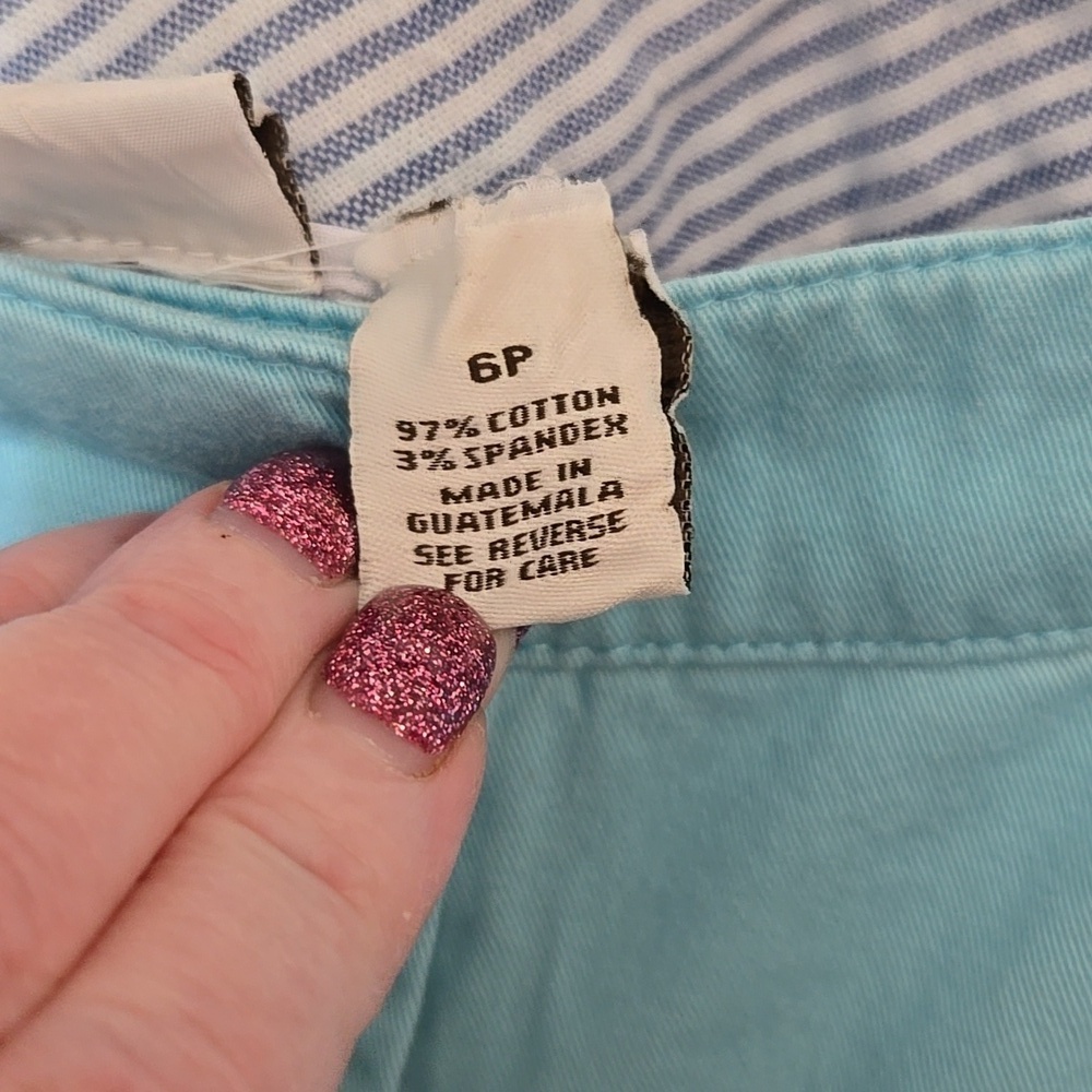 Womens Light Blue Capri Pants 6P Kim Rogers PETITE SEE PICS - Picture 3 of 6